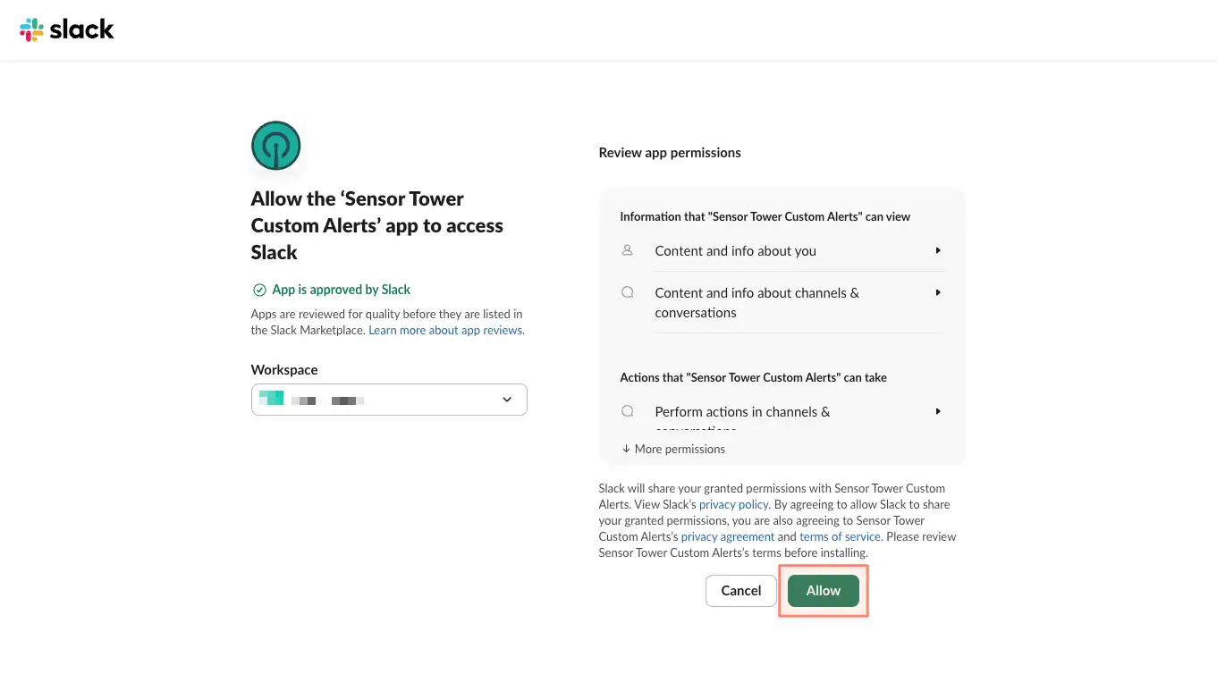 Slack Set-Up Step 4 Slack Set-Up Step 4