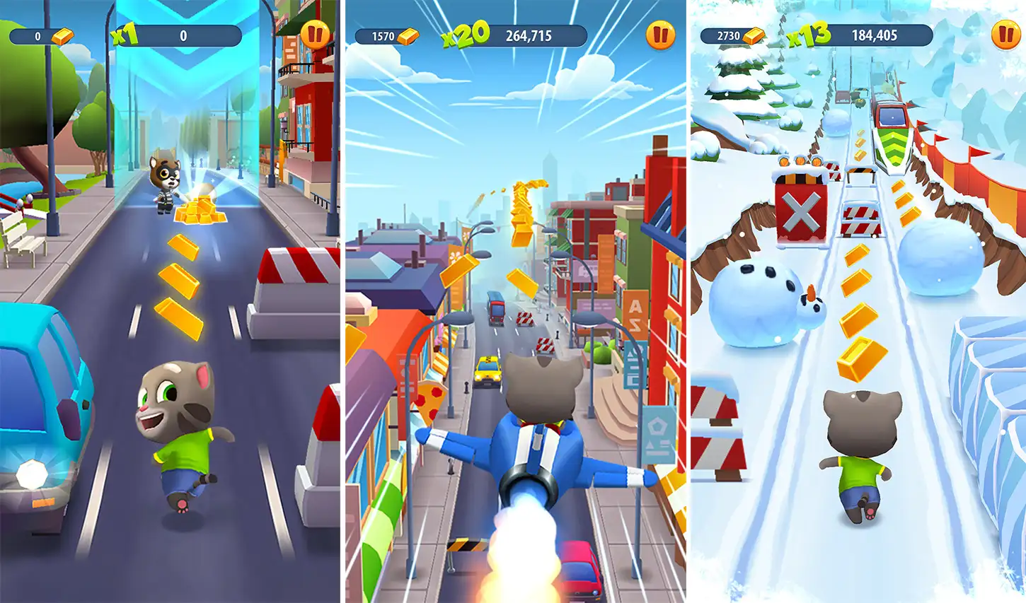 Talking Tom Gold Run Screenshots