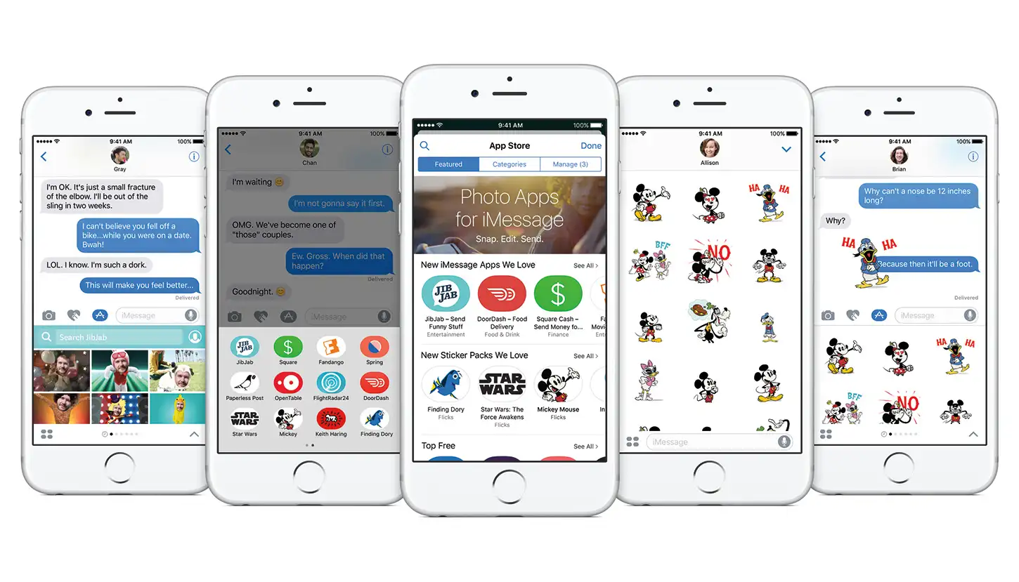 iMessage for iOS 10 Screenshots
