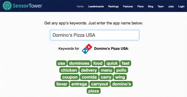 lt="Example keywords from app