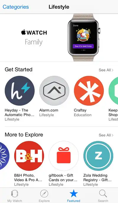 Watch app icon optimization