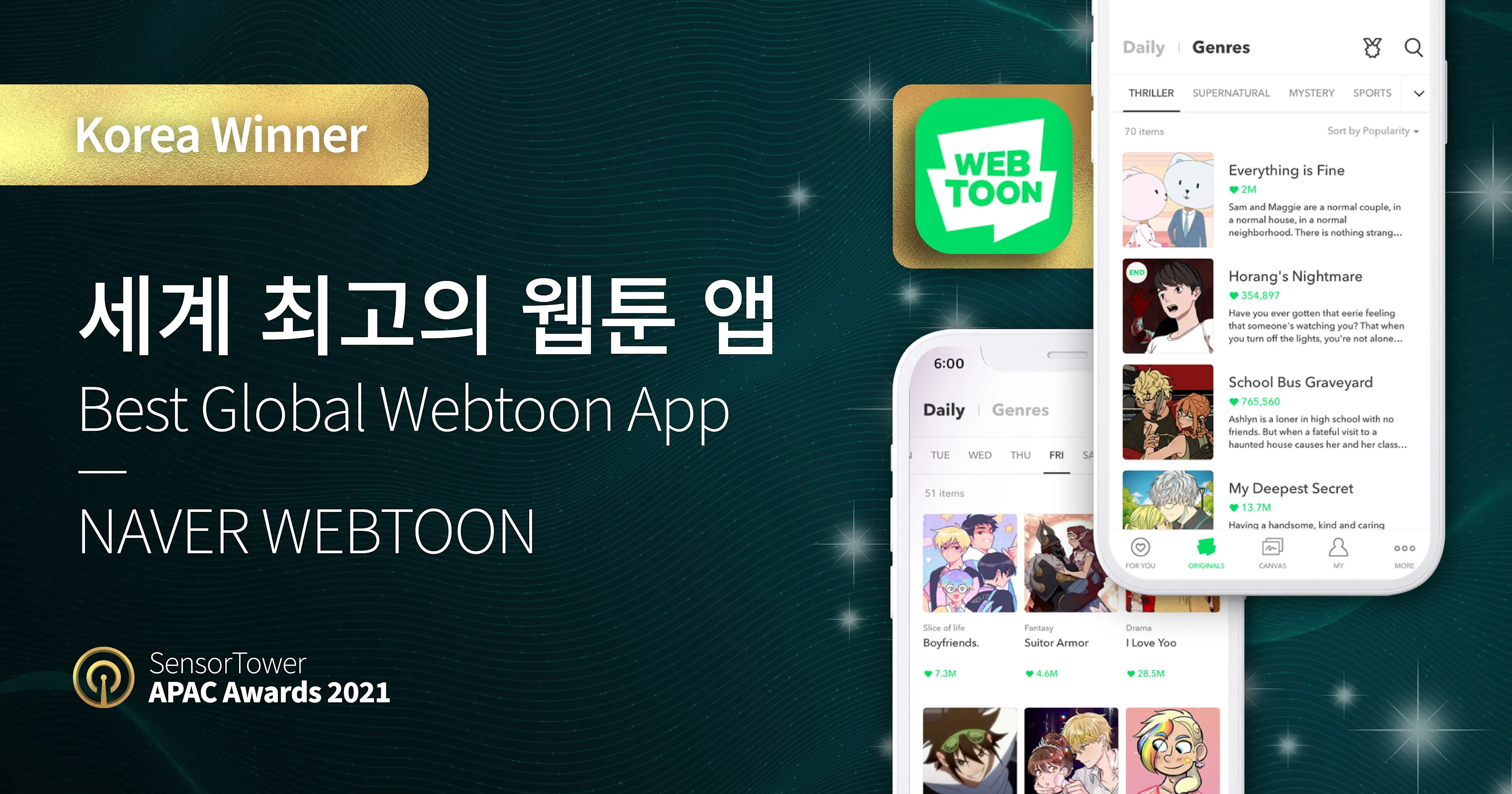 APAC Awards 2021 Single Winner Korea WEBTOON (2)