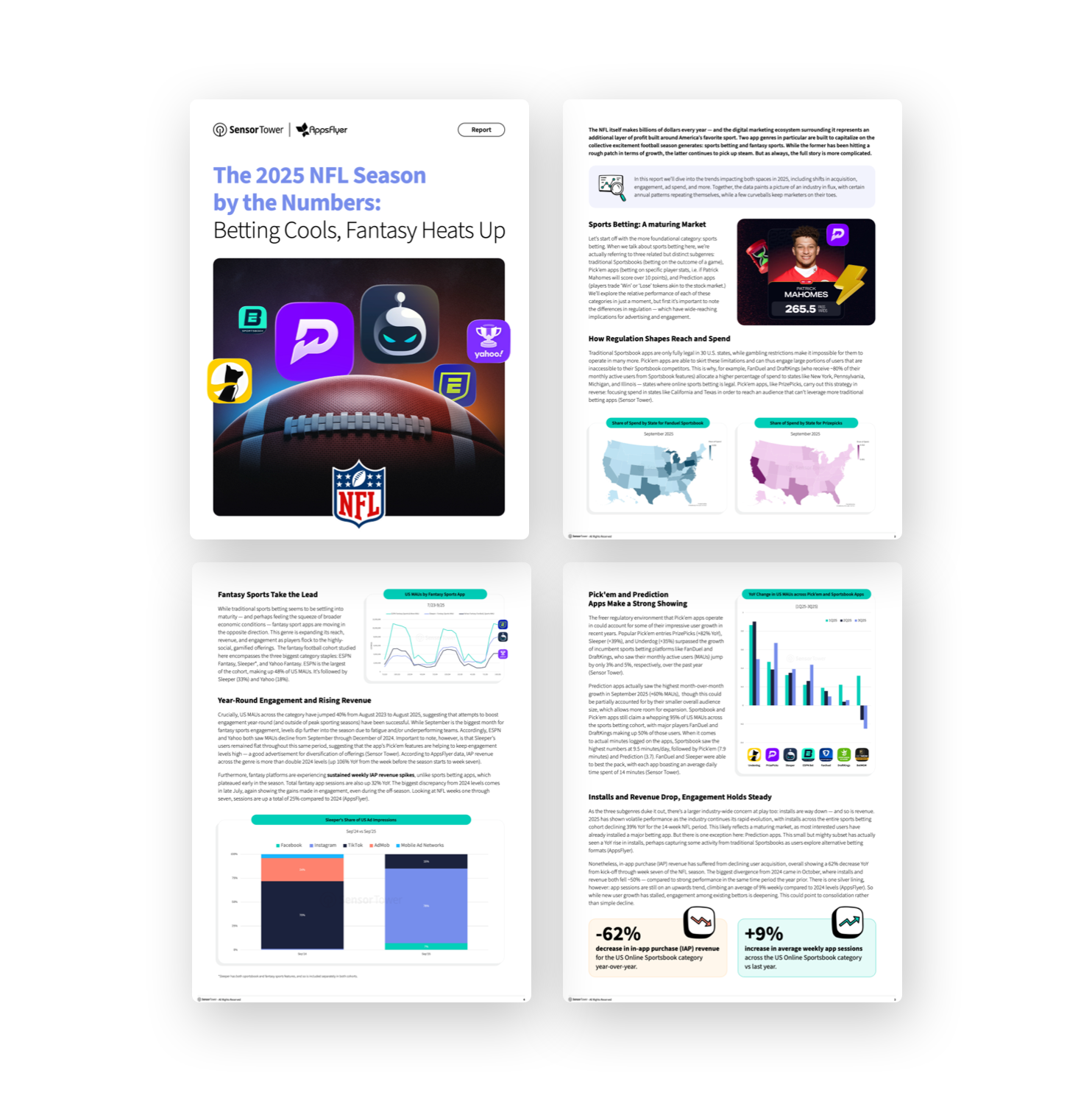 NFL Season by the Numbers 2025 Report Interior Pages