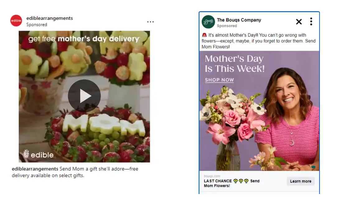 Mothers Day Top Ads 2