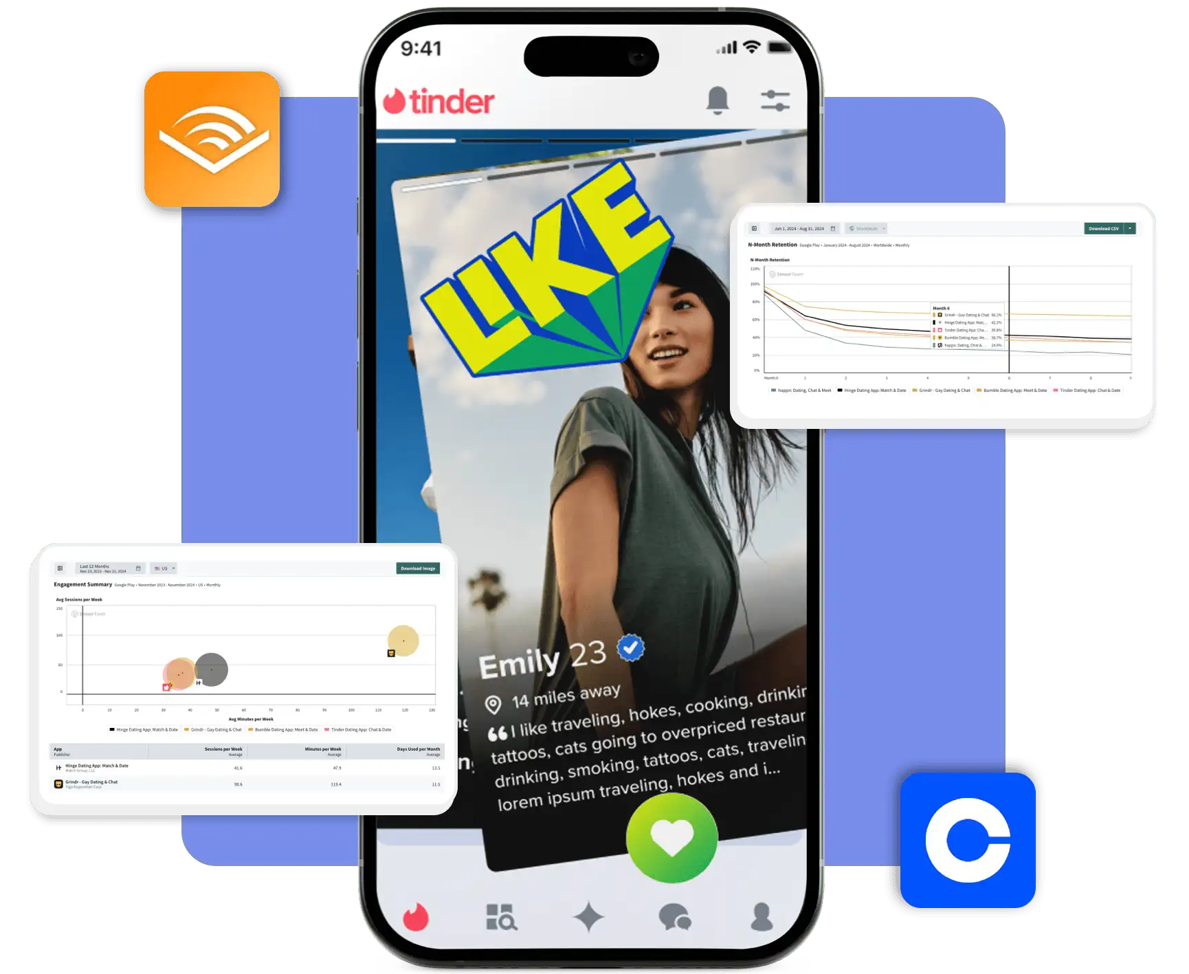 Usage Insights Hero with side image
