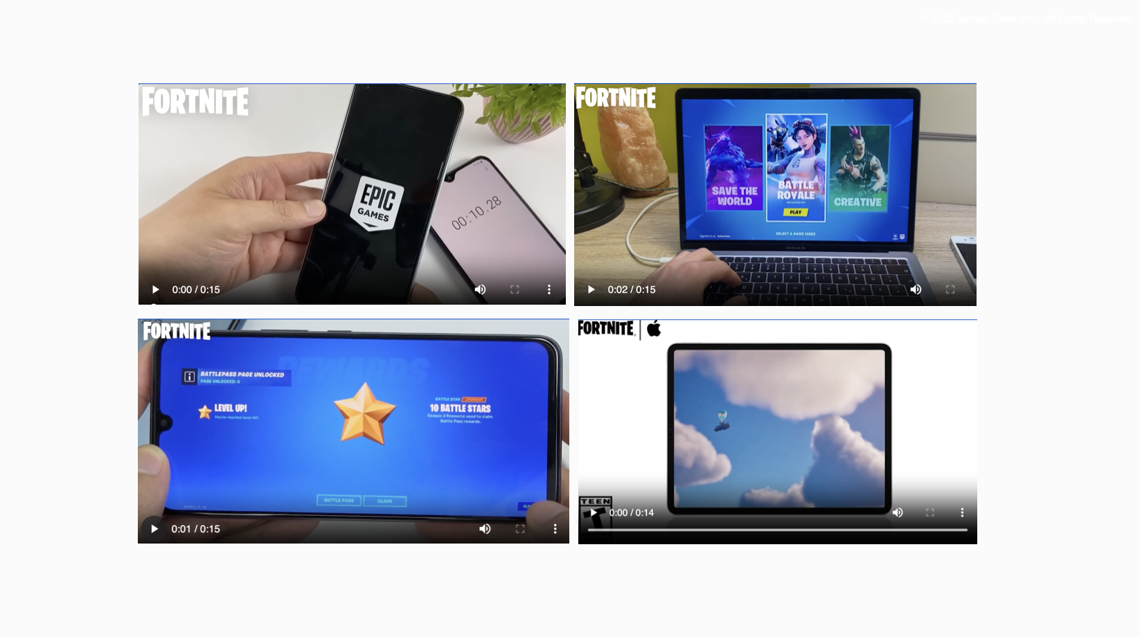 Fortnite Device Ad Highlights