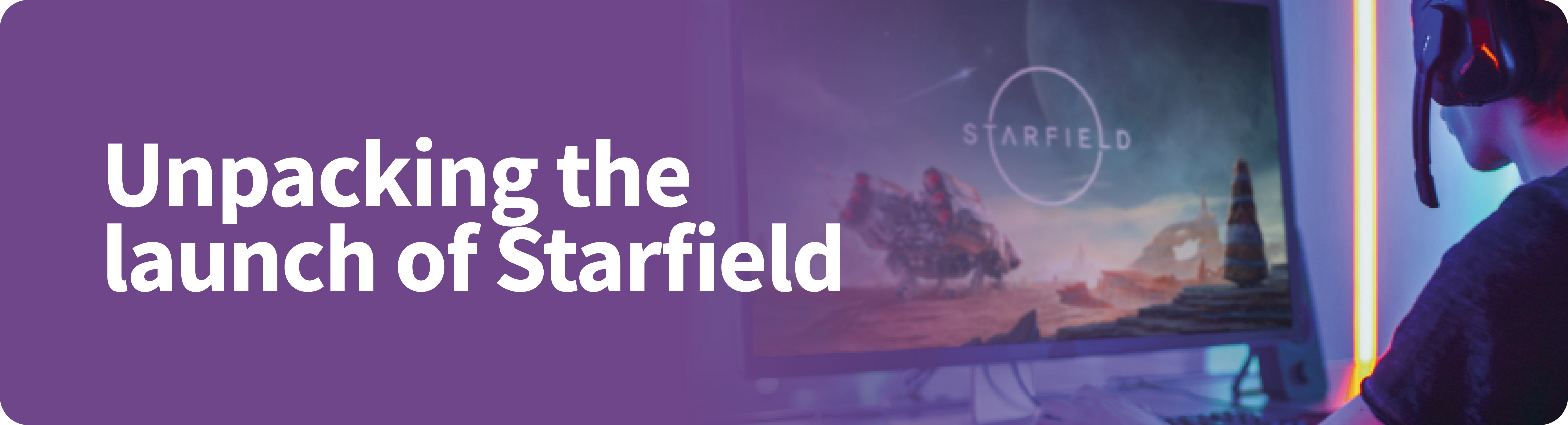 Starfield landing page header