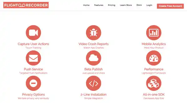 lt="Flight Recorder homepage