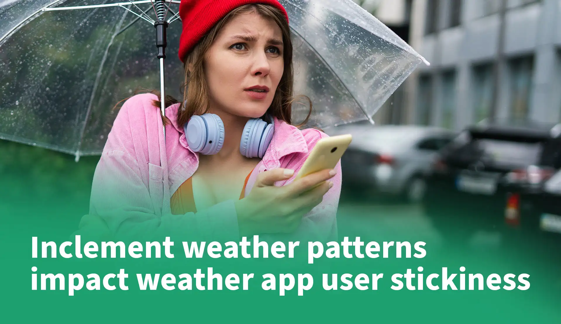 Inclement Weather Patterns Impact Weather App User Stickiness