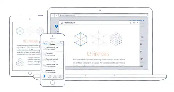 lt="Dropbox mobile app for marketing
