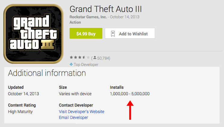 lt="GTA III on Google Play