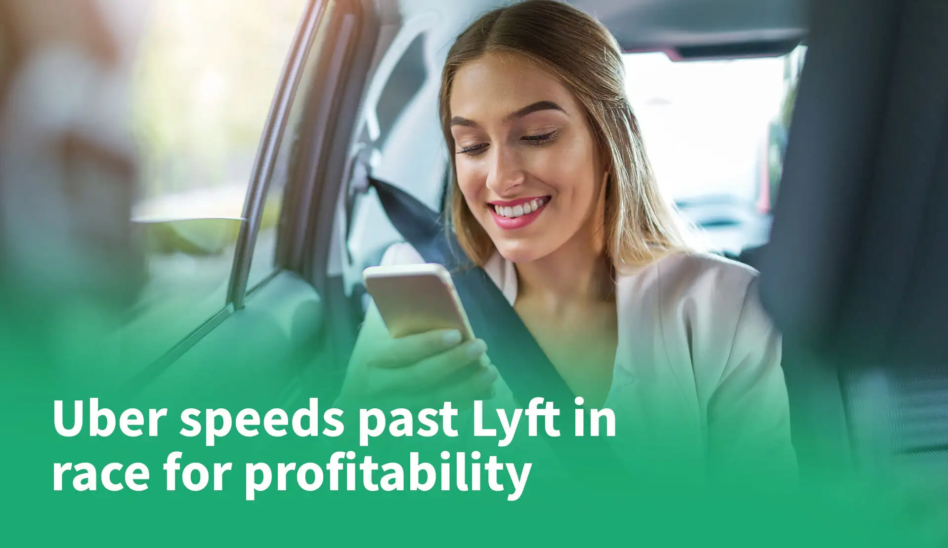 Uber Speeds Past Lyft In Race for Profitability