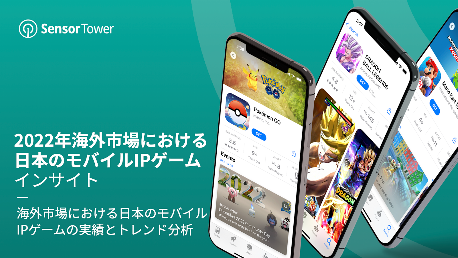 [レポートシェアリング] 「2022年海外市場における日本のモバイルIPゲームインサイト」