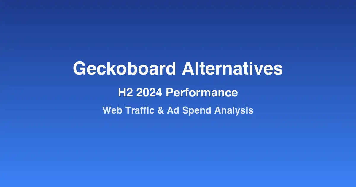 Leading Geckoboard Alternatives: H2 2024 Performance Analysis