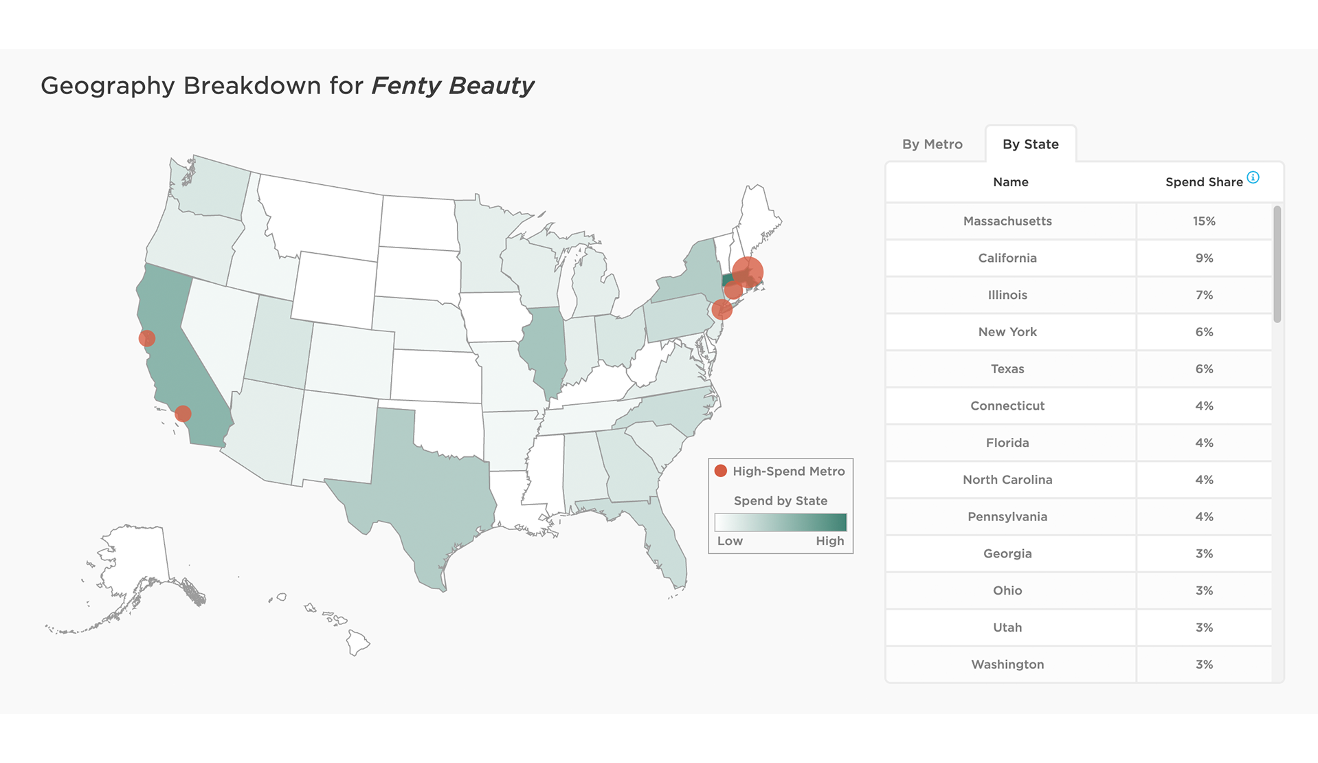 Fenty Geo map