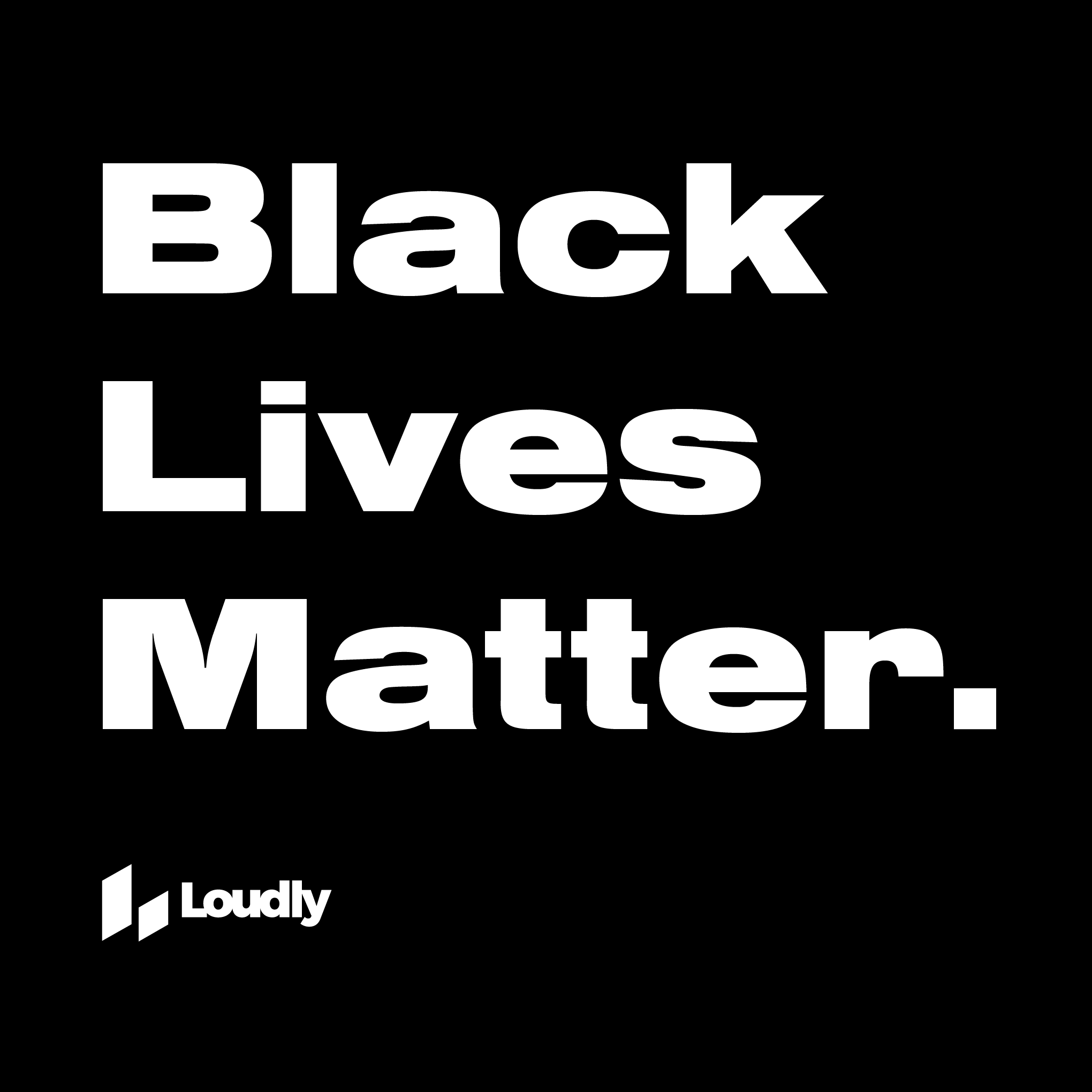 BLM loudly