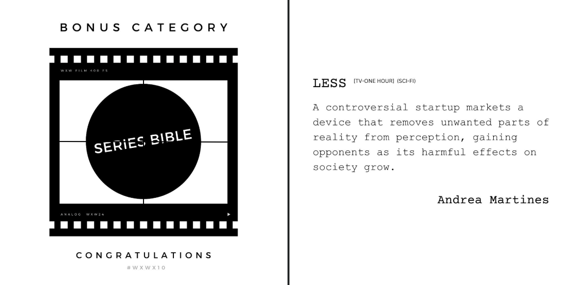 Best Show Bible at Writers X Writers 2024