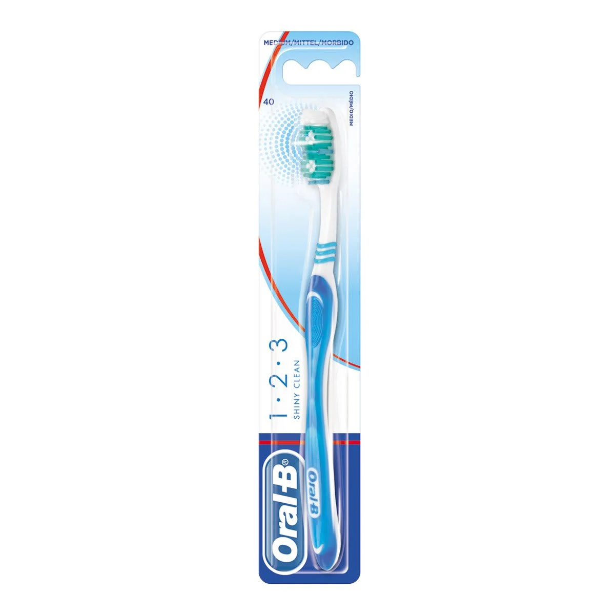Spazzolino manuale Oral-B 1 2 3 Shiny Clean 