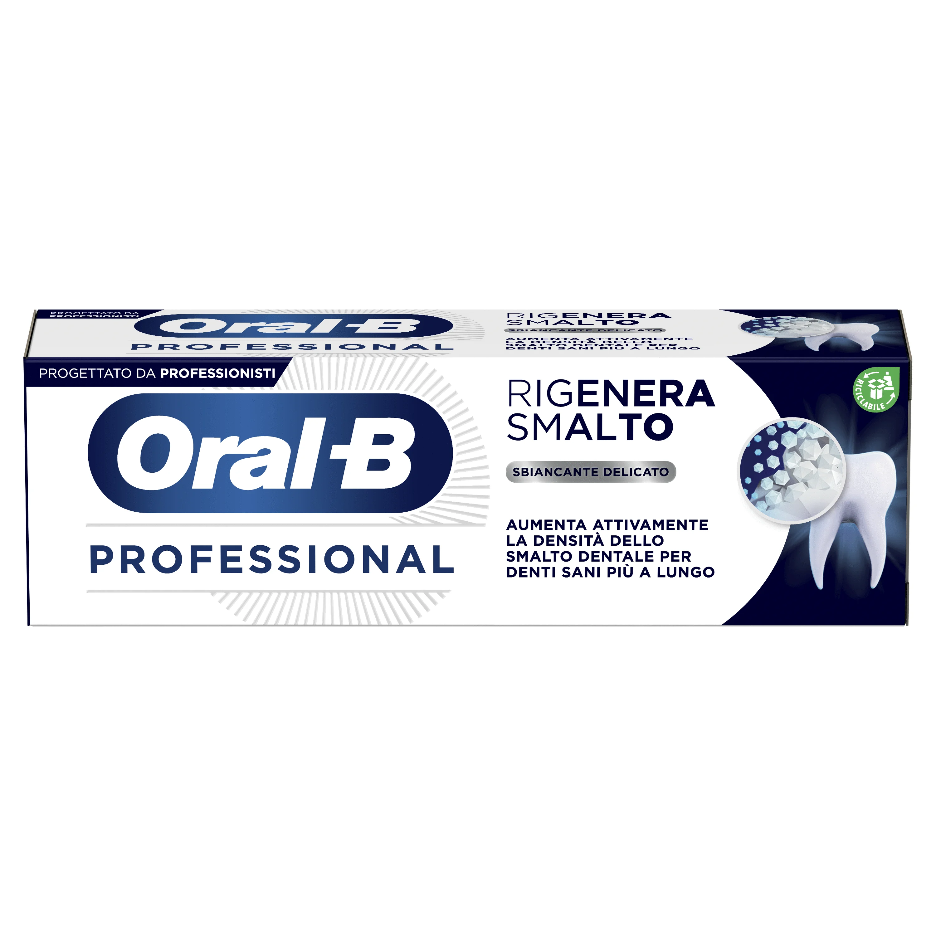 Oral-B Dentifricio Professional Rigenera Smalto Sbiancante Delicato 