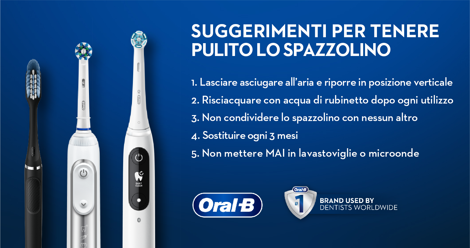 Quanto spesso devo cambiare lo spazzolino da denti?