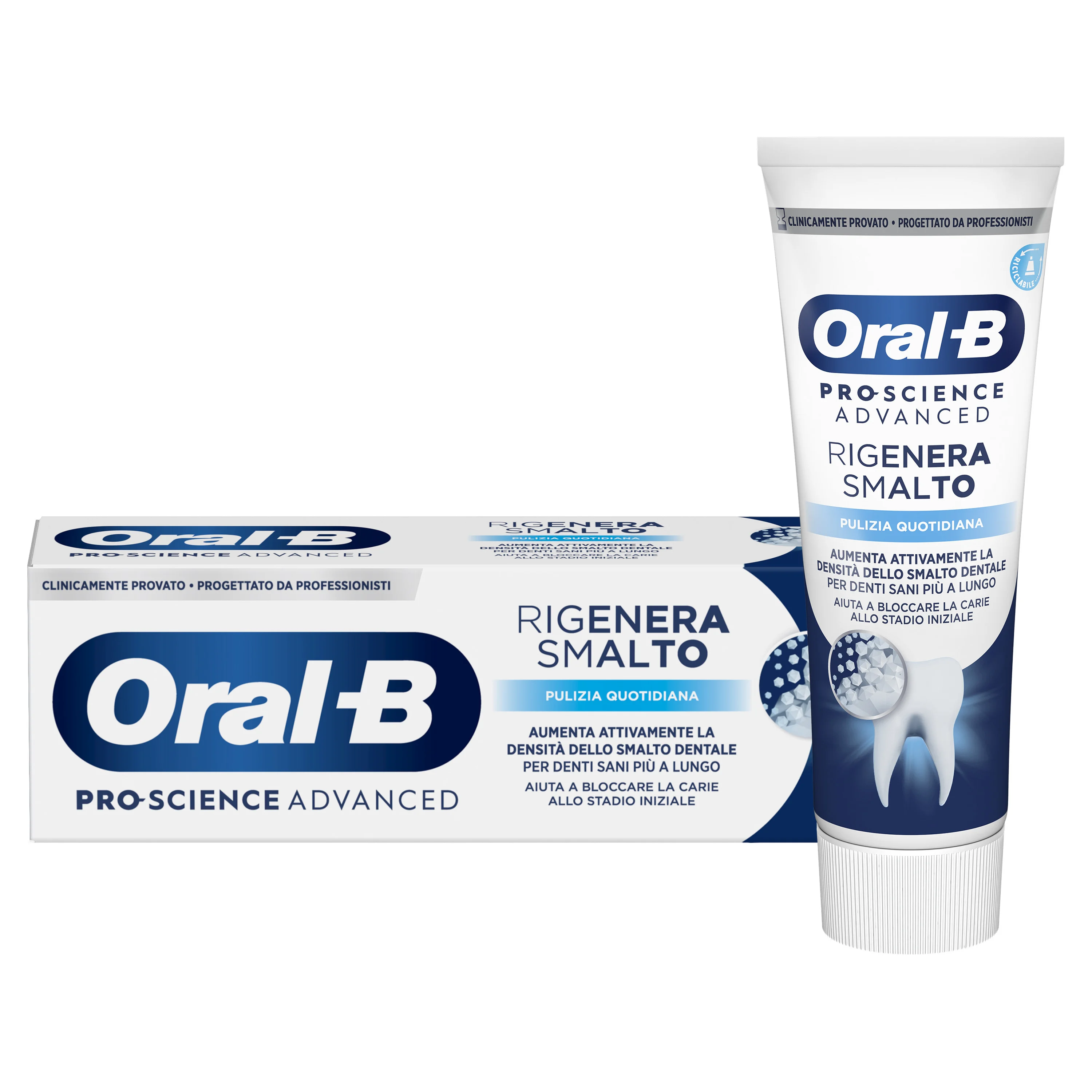 Oral-B Dentifricio Professional Rigenera Smalto Pulizia Quotidiana 