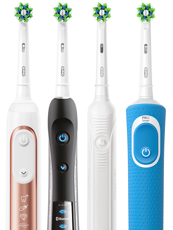 4x Copritestina per spazzolini elettrici in plastica compatibile OralB