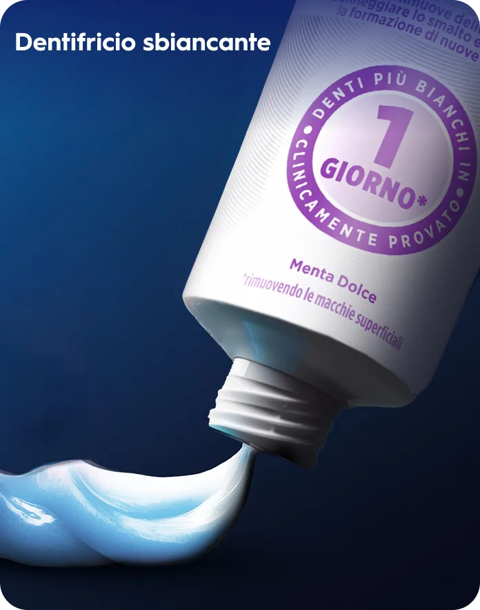Scopri il dentifricio sbiancante Protezione Sbiancante