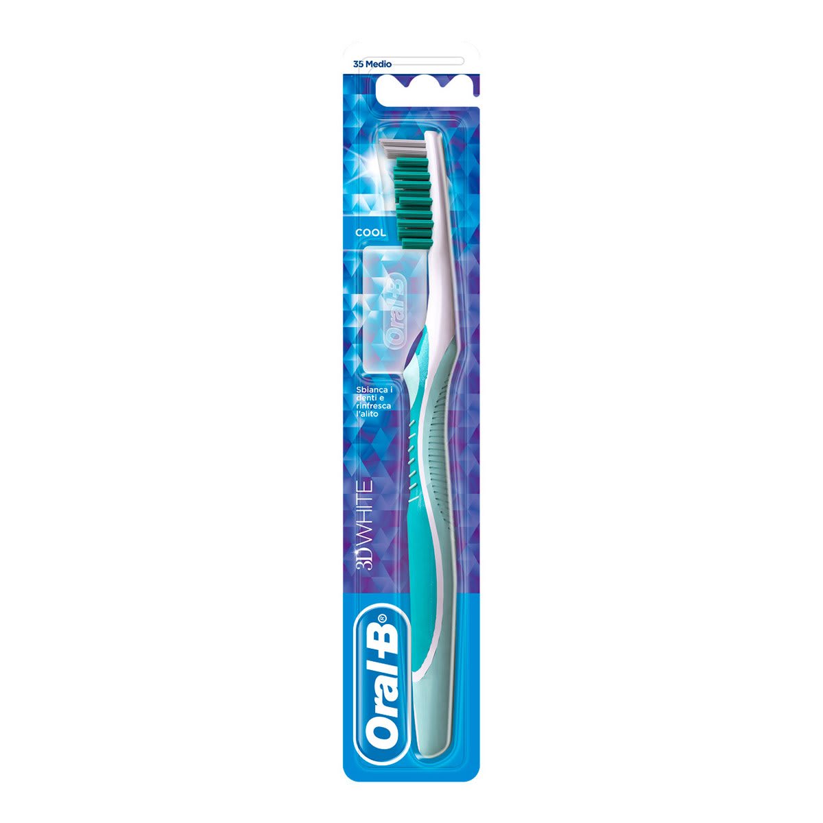 Oral-B, Spazzolino “1-2-3 Indicator”, Medio, 40 mm