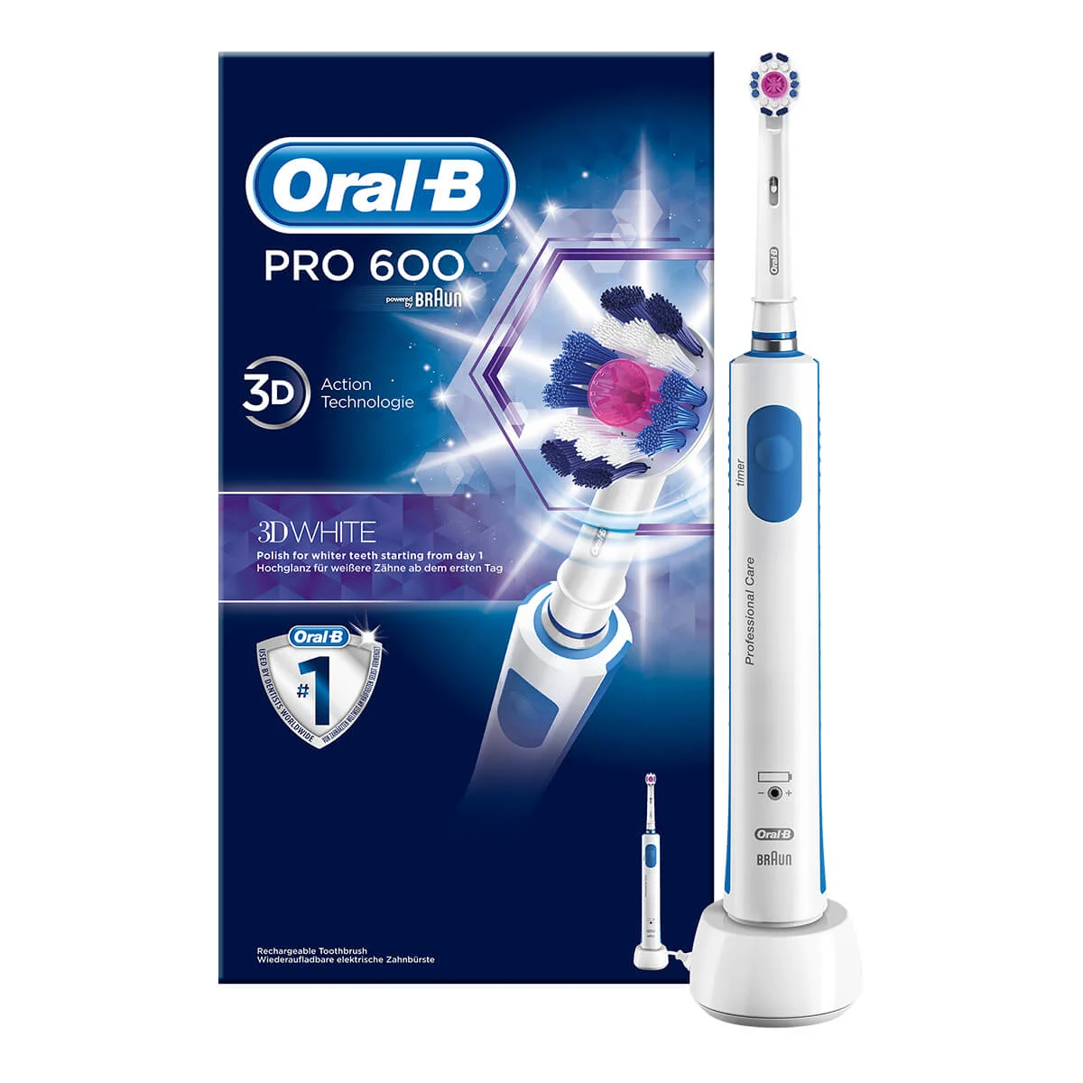 ORAL B SPAZZOLINO ELETTRICO VITALITY 100 3D WHITE - PiùMe