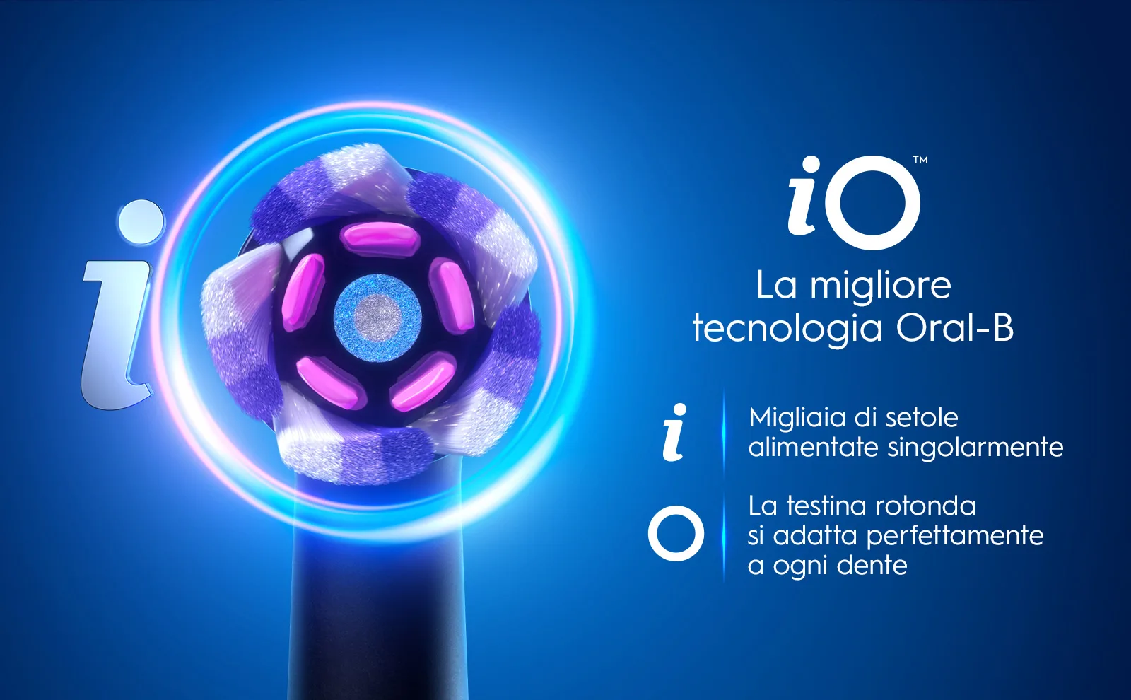 Product - Oral-B iO3 Spazzolino Elettrico | Bianco| 1 Testina di Ricambio | Batteria a Lunga Durata | Porta Testine | 1 Spazzolino 