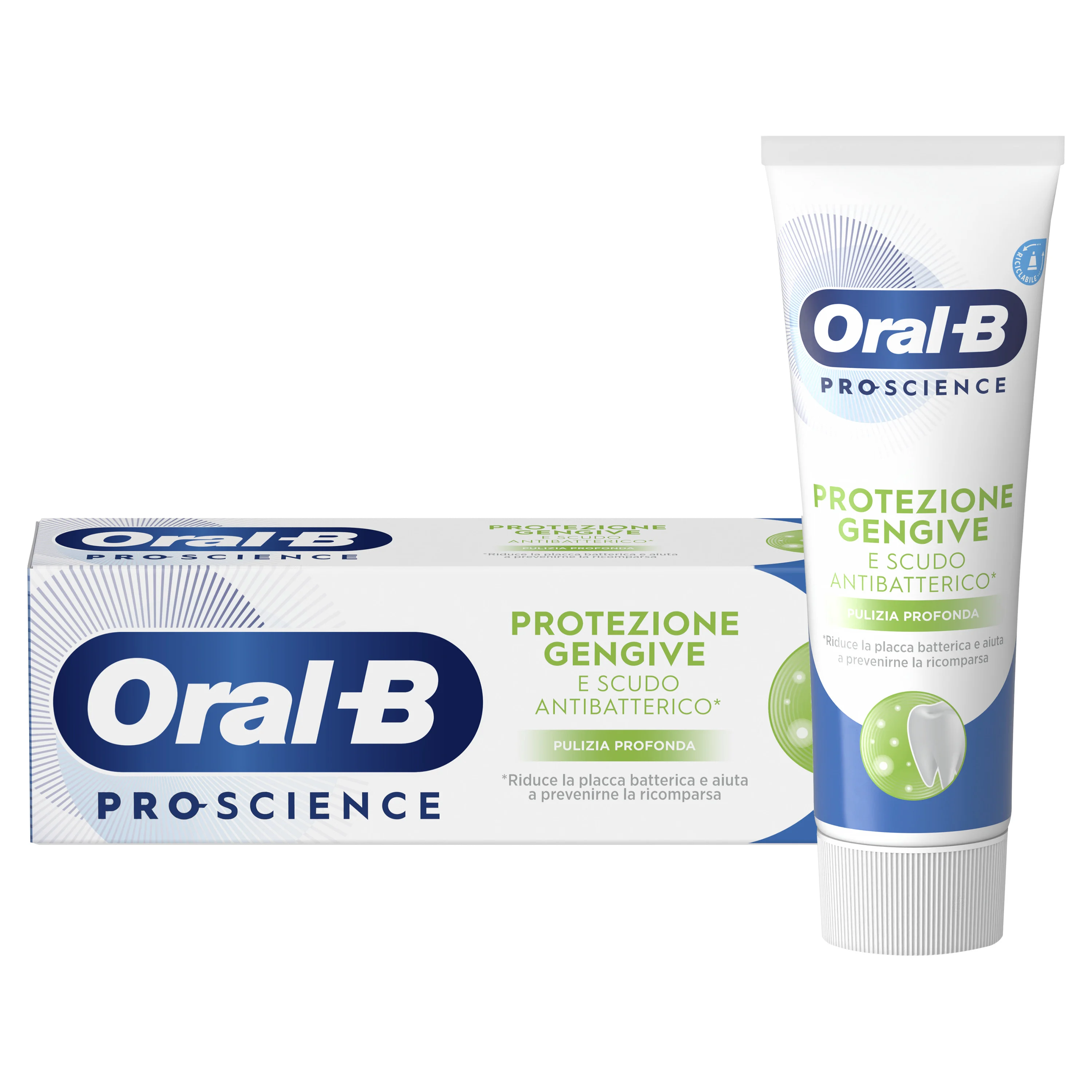 Oral-B Protezione Gengive E Scudo Antibatterico Pulizia Profonda 75 ml 