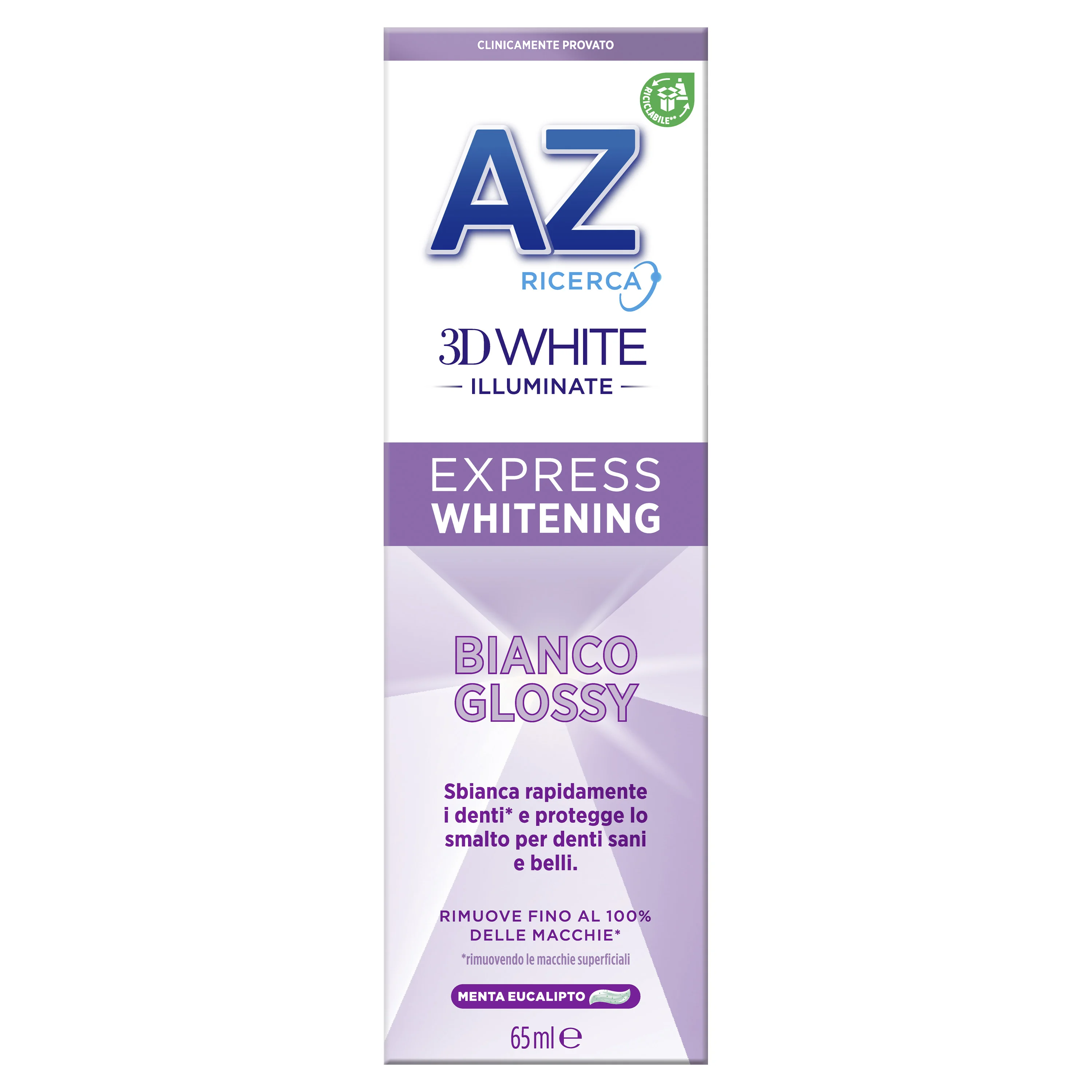 AZ Dentifricio 3DWhite Illuminate Express Whitening Bianco Glossy - Main 