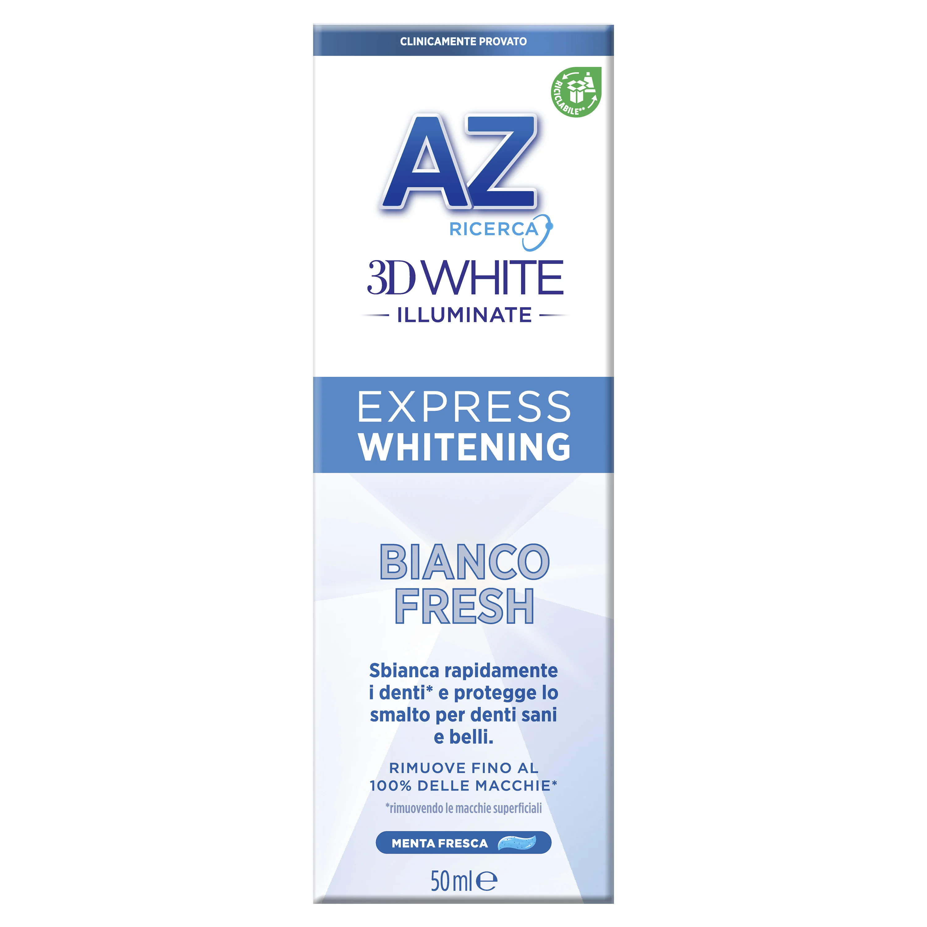 AZ Dentifricio 3DWhite Illuminate Bianco Splendente Sbiancante - Main 