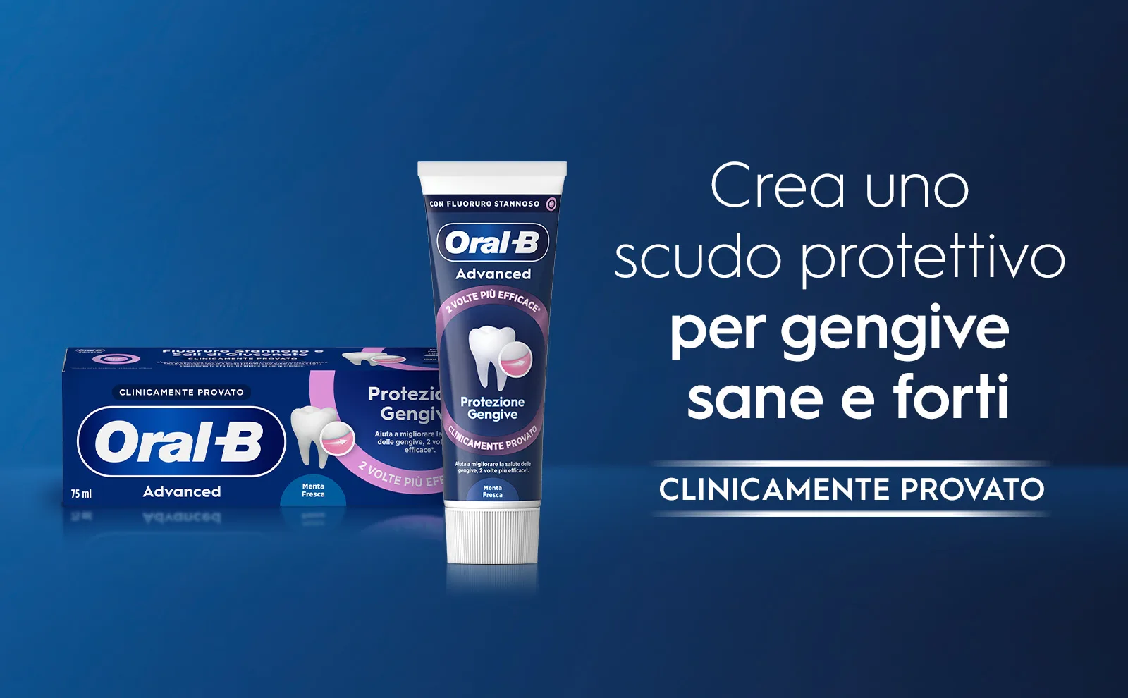 5 Dentifrici Oral-B Advanced Protezione Gengive 