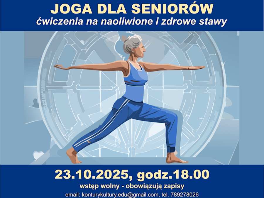 Grafika do karty: Ćwiczenia na naoliwione i zdrowe stawy!