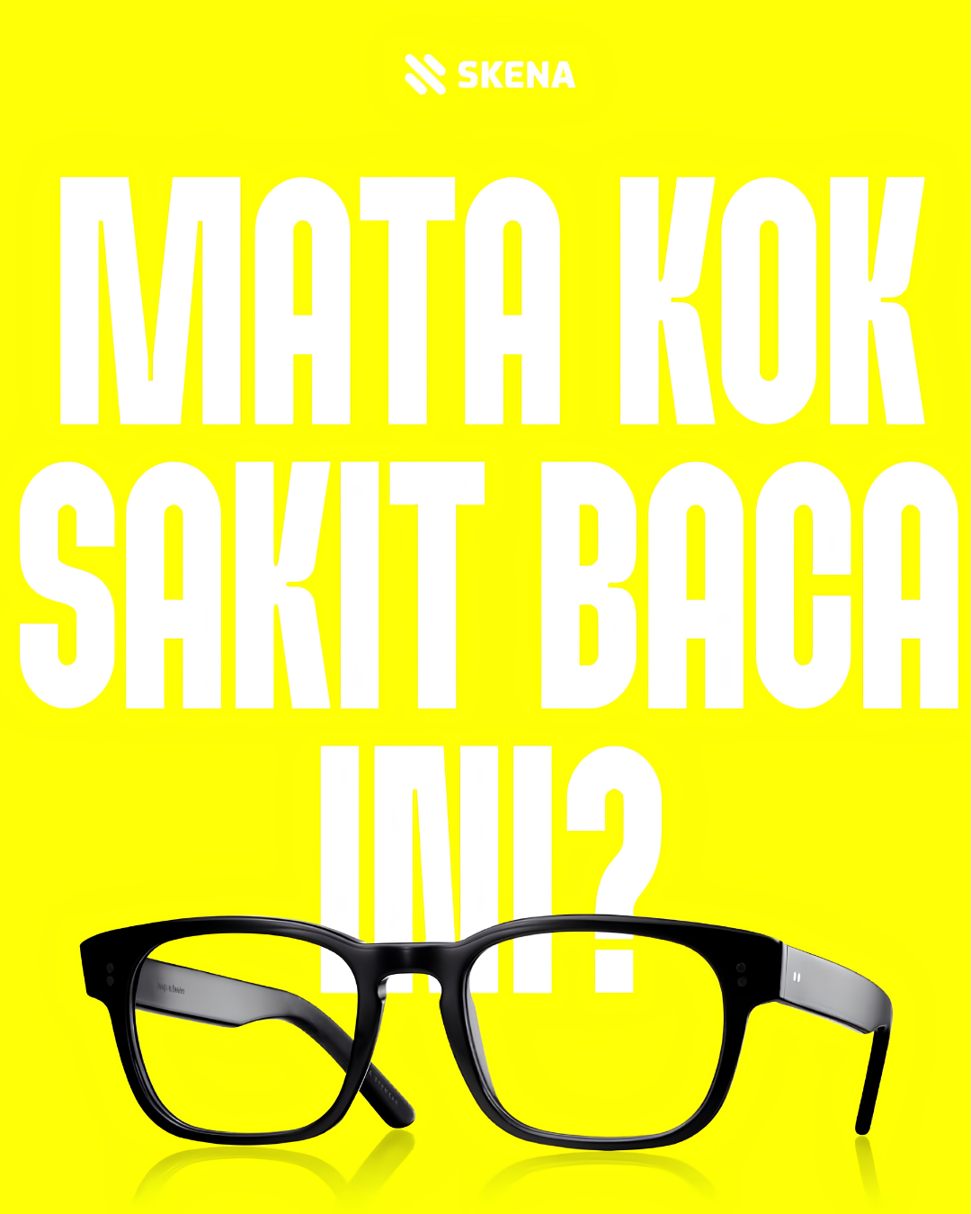 Mata Kok Sakit Baca Desain Ini?