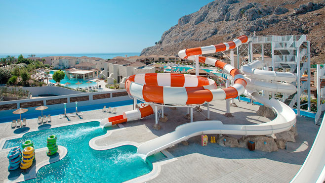 All inclusive og badeland på Rhodos