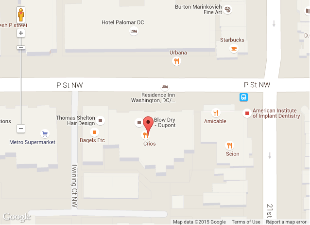 Google Map with Crios