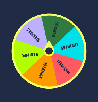 colorful wheel to spin