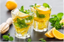 Lemon mint drink