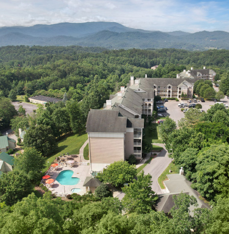 Sunrise Ridge Resort aerial exterior view