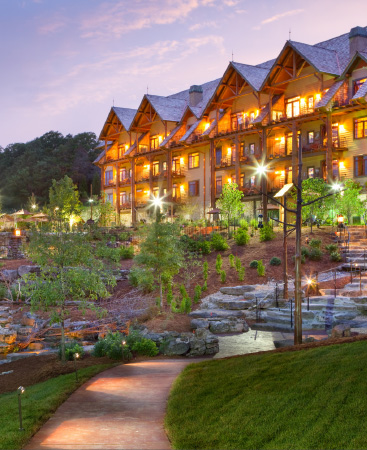 The Suites at Fall Creek exterior view