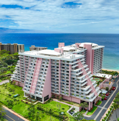 Aerial view of Hilton Vacation Club Ka'anapali Beach