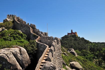 Moorish Castle in Sintra, Lisbon, Portugal