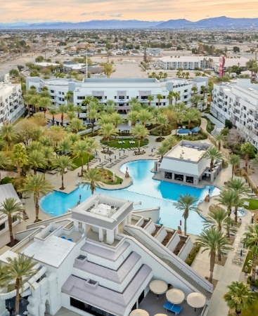 Cancun Las Vegas Arial View