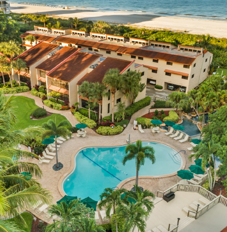 Pool at Club Regency of Marco Island located in Florida.
