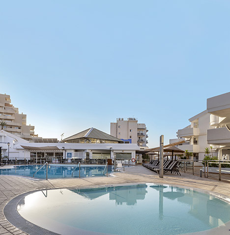 Pool at Sahara Sunset