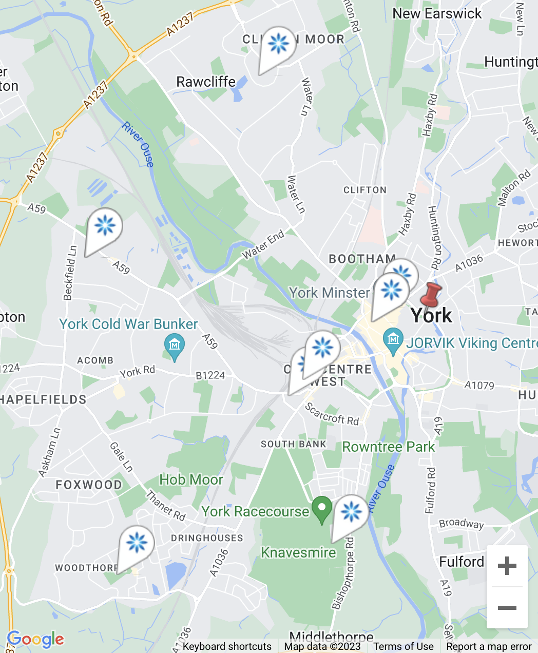 Map - Invisalign® providers in York
