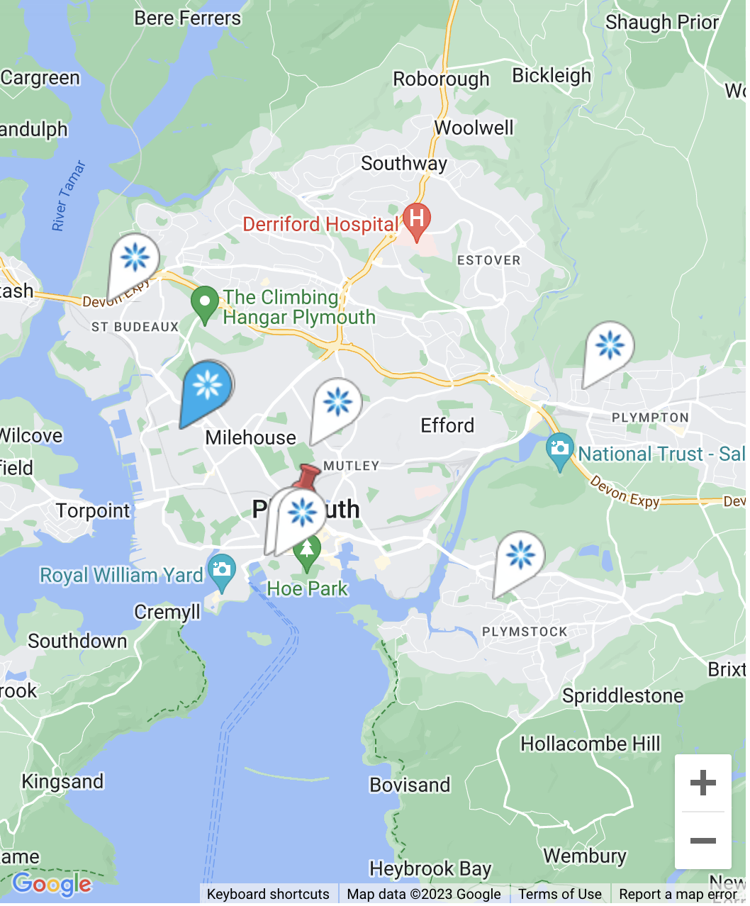 Map - Invisalign® providers in Plymouth