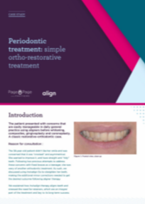 Planning a complex ortho-prosthetic treatment with the Invisalign system